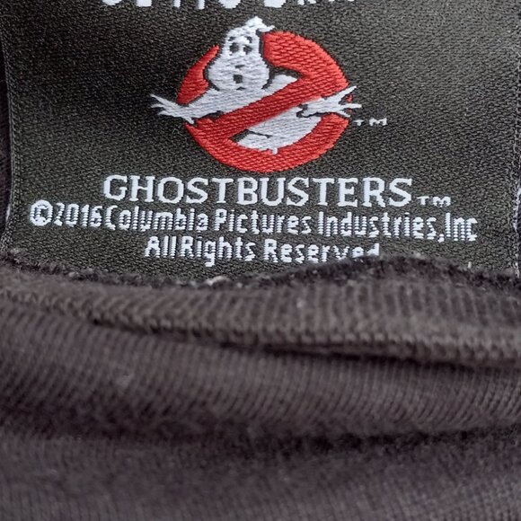 ASOS  Ghostbusters "I ain't fraid of no ghost" Black T-Shirt Poetic Colu… - Picture 8 of 10
